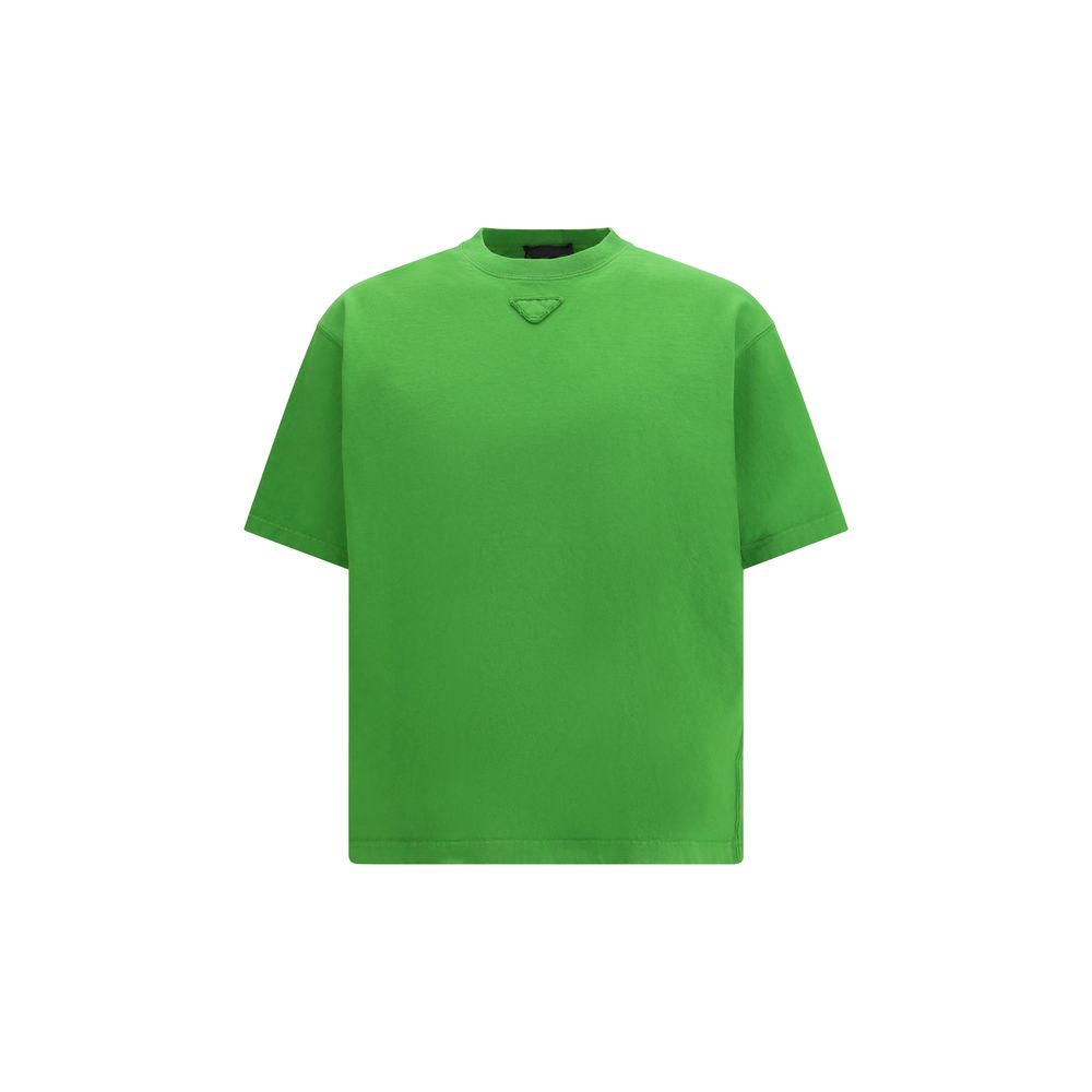 Prada Bicolor Cotton T-Shirt