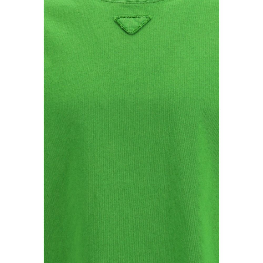 Prada Bicolor Baumwoll-T-Shirt