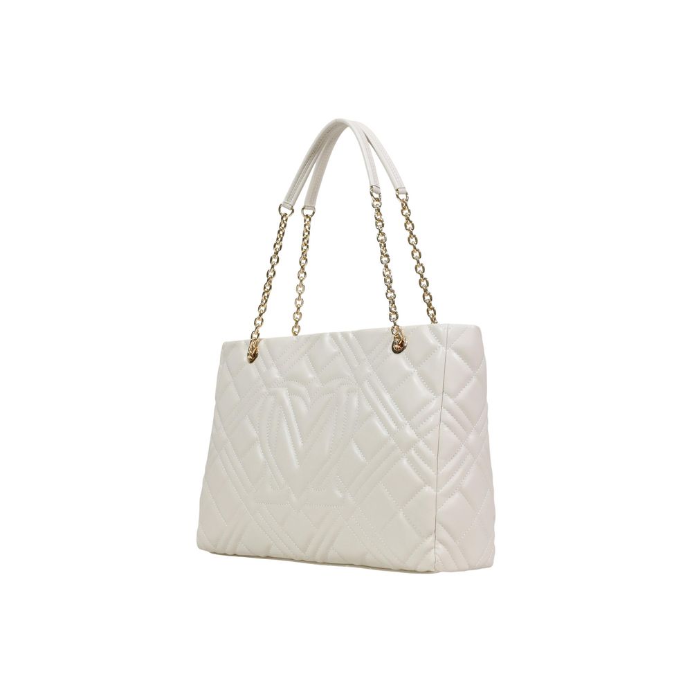 Love Moschino Beige Polyethylene Handbag