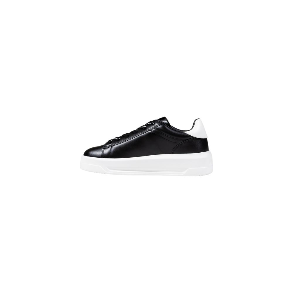 Love Moschino Schwarz-weiße klobige Sneaker aus Synthetik