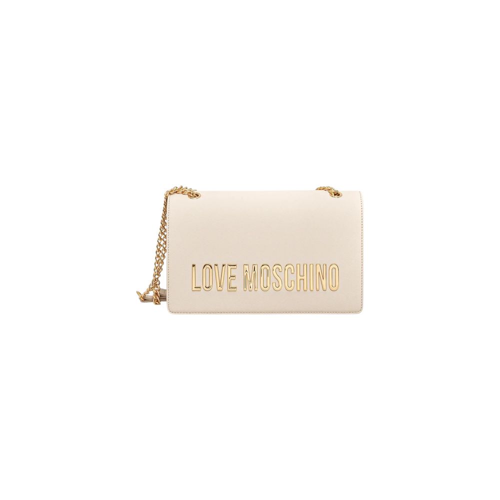 Sac à main Love Moschino beige en polyéthylène