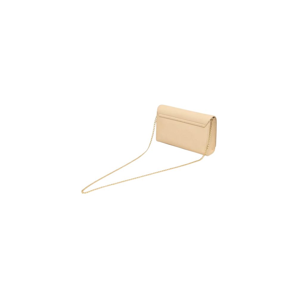Love Moschino Beige Handtasche aus Polyethylen