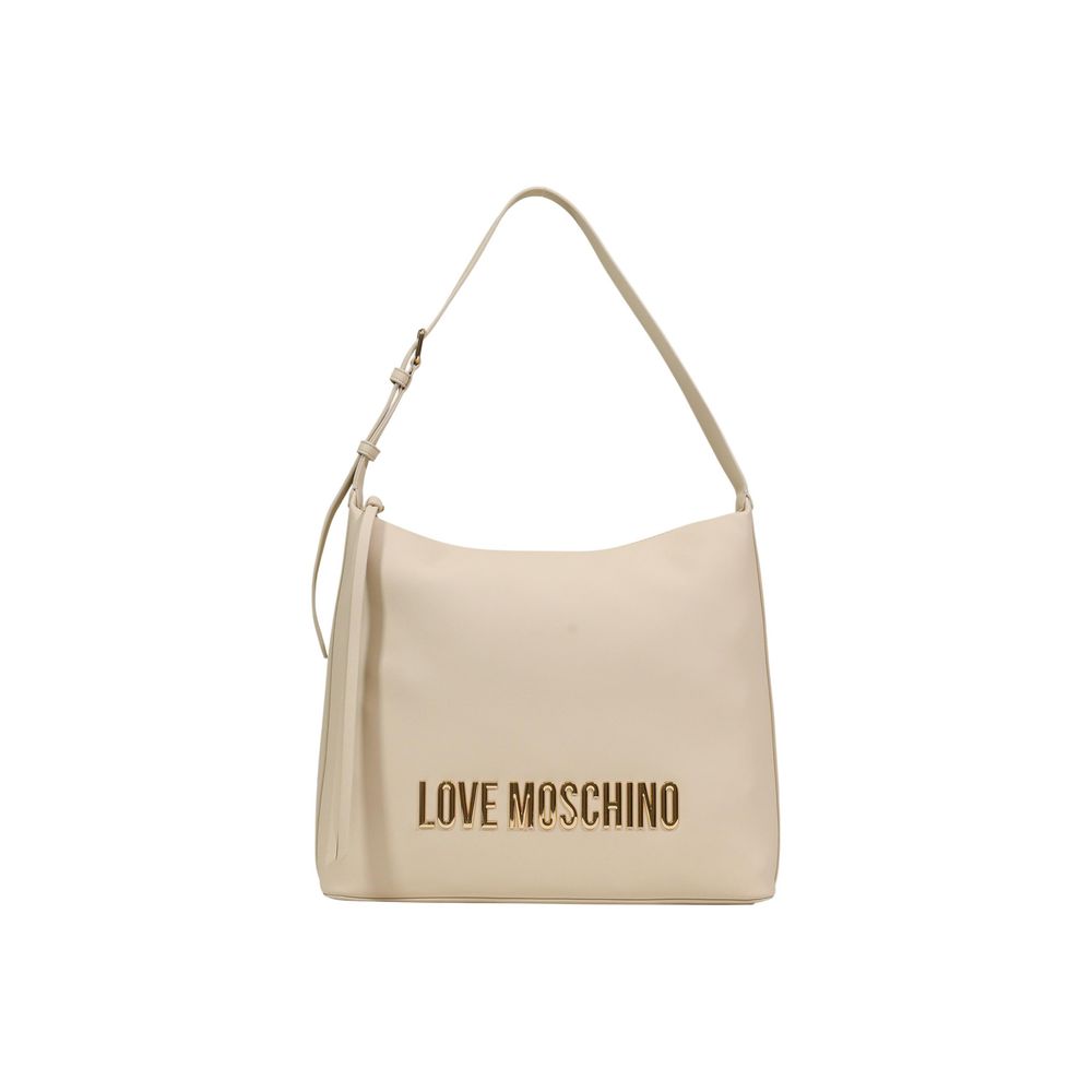 Love Moschino Beige Polyethylene Handbag