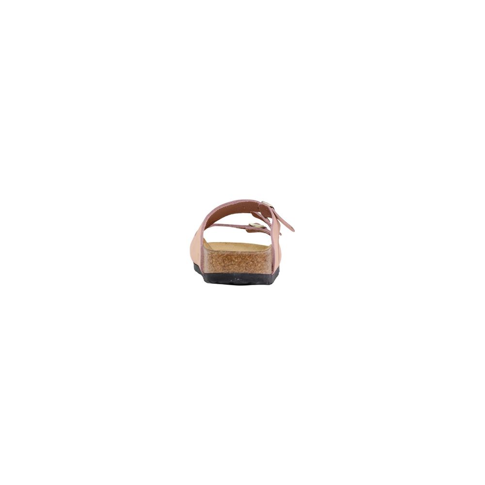 Sandales plates en cuir multicolore Birkenstock