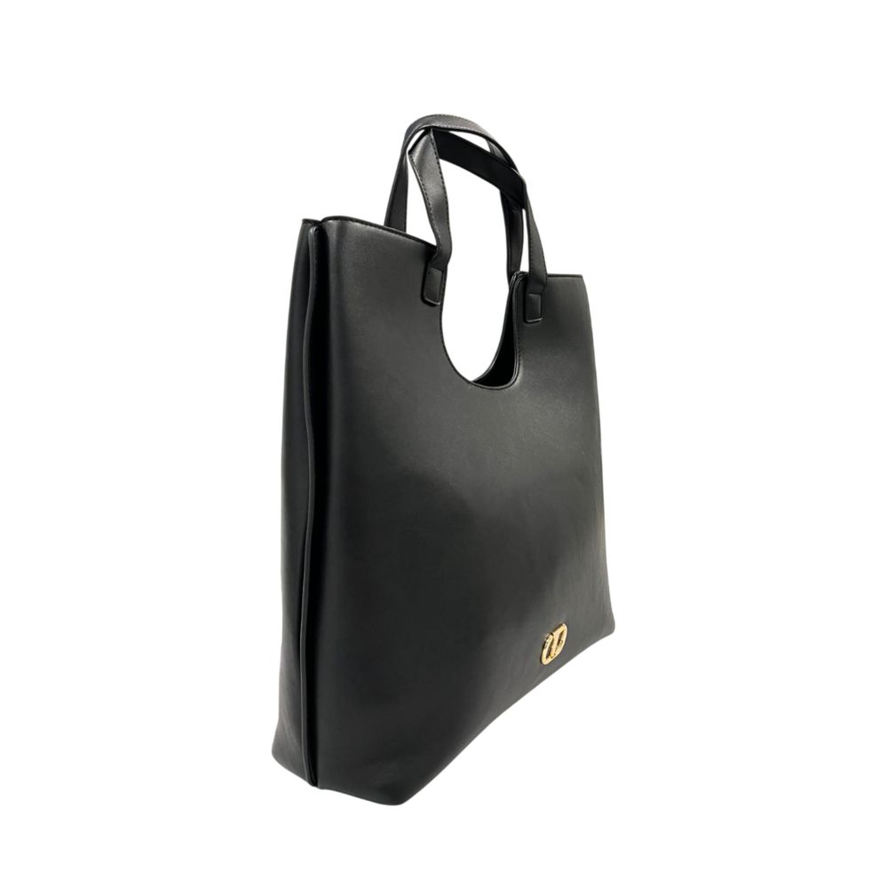 Sac bandoulière Twinset noir en similicuir pour femme