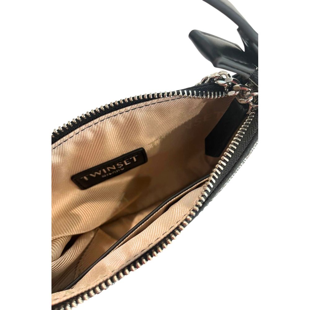 Twinset Lila PU Damen Umhängetasche