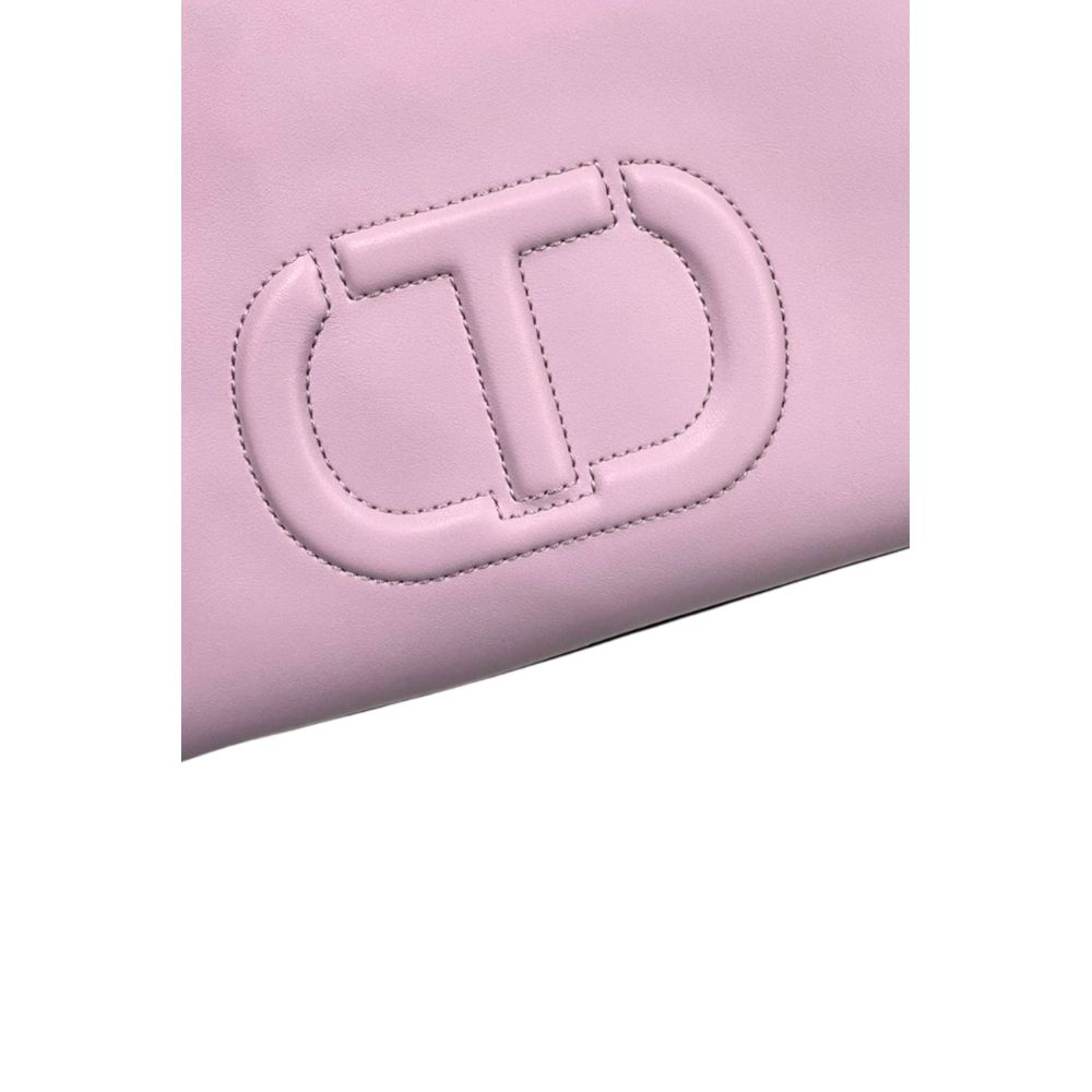 Twinset Lila PU Damen Handtasche