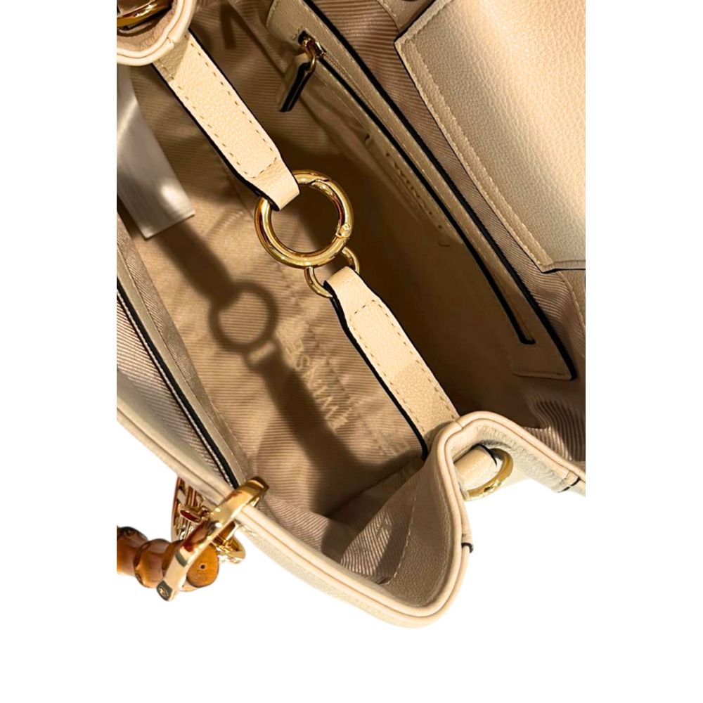 Sac à main femme Twinset beige en PU