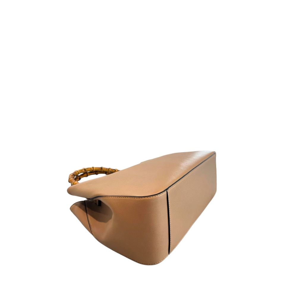 Sac à main Twinset pour femme en similicuir marron