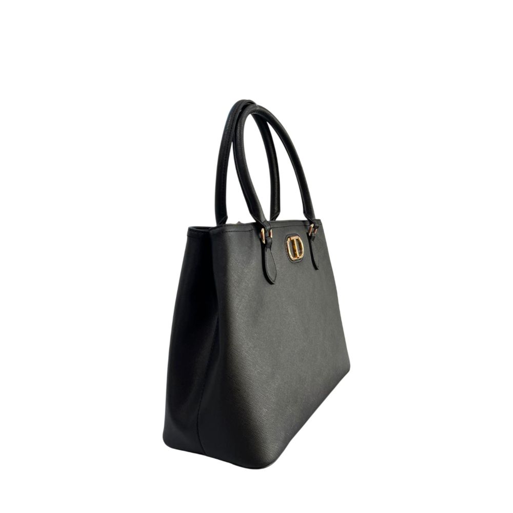 Sac porté épaule Twinset en polyuréthane jaune pour femme