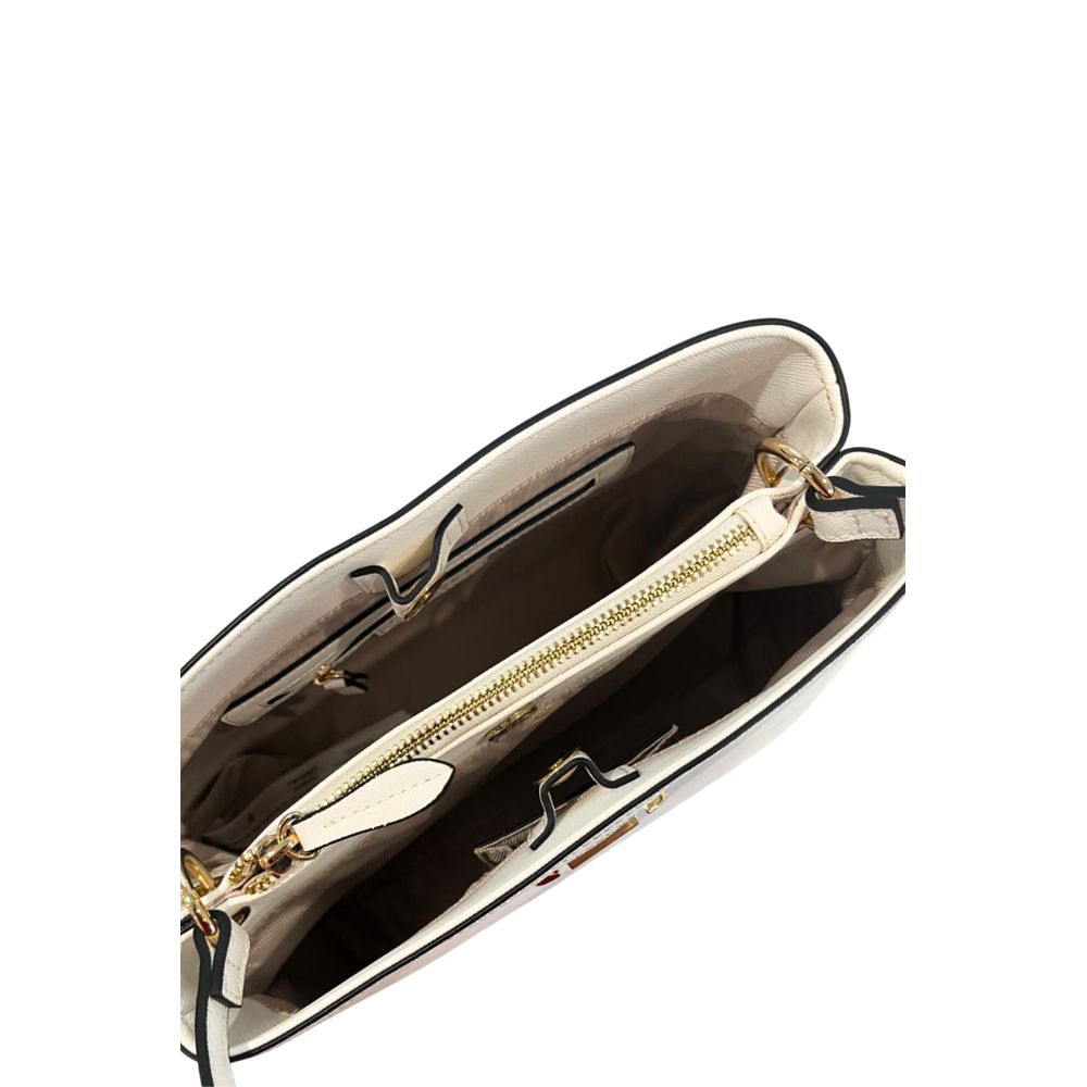 Twinset Weiße PU Damen Handtasche
