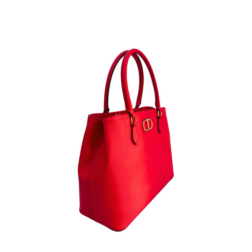 Sac à main femme blanc en PU Twinset