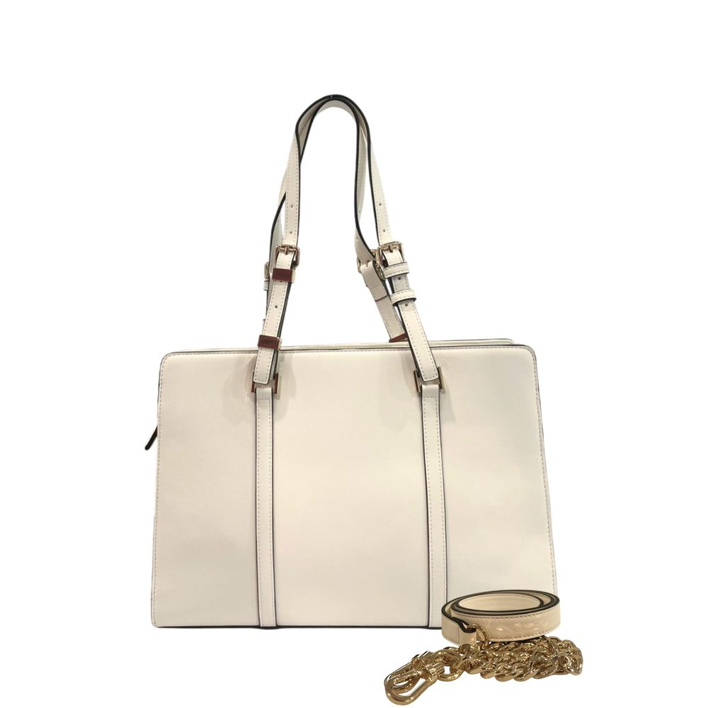 Sac à bandoulière Twinset en PU blanc pour femme