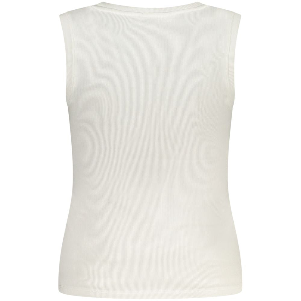 Tommy Hilfiger Bianco Cotton Women Tank Top