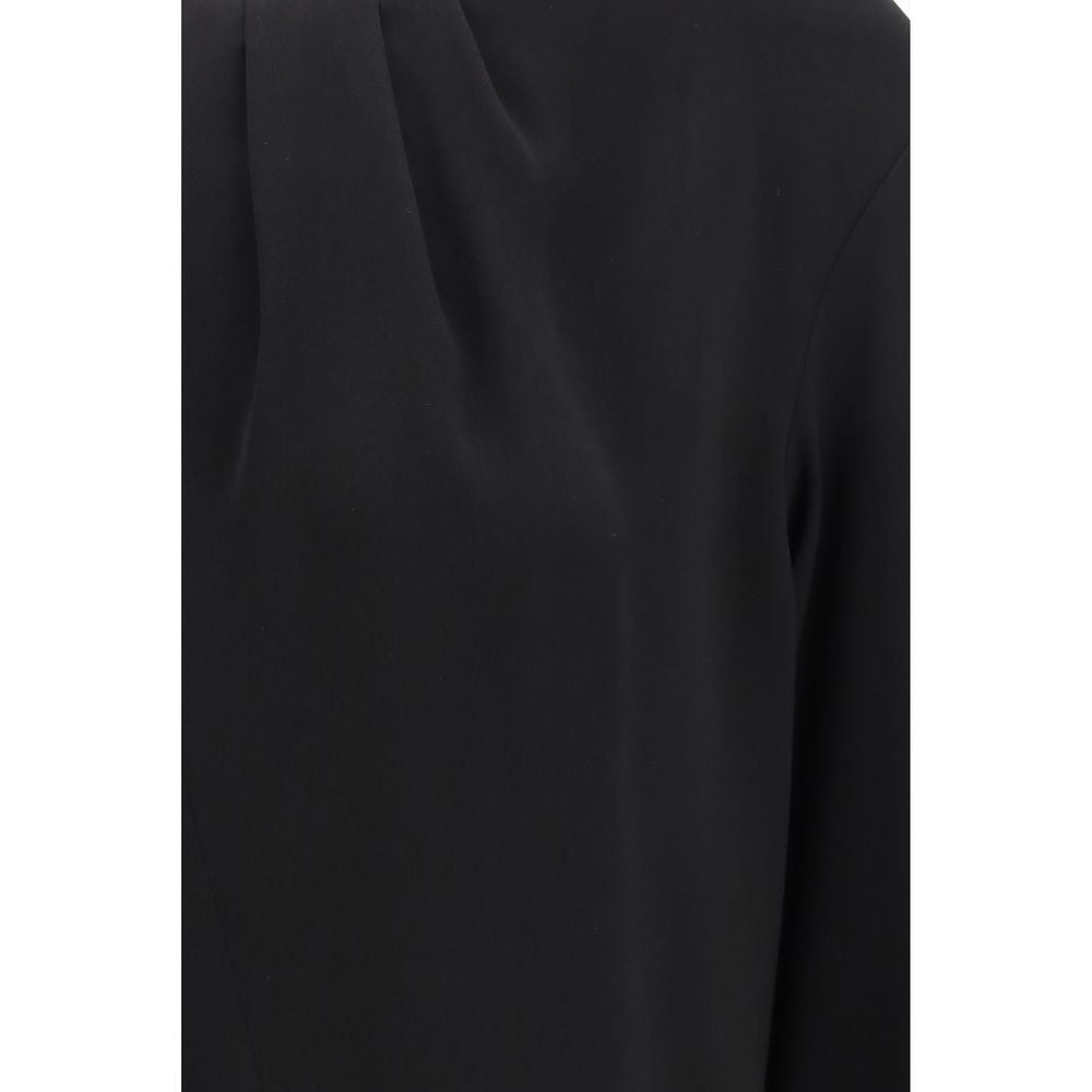 Max Mara Black Triacetate Blouse