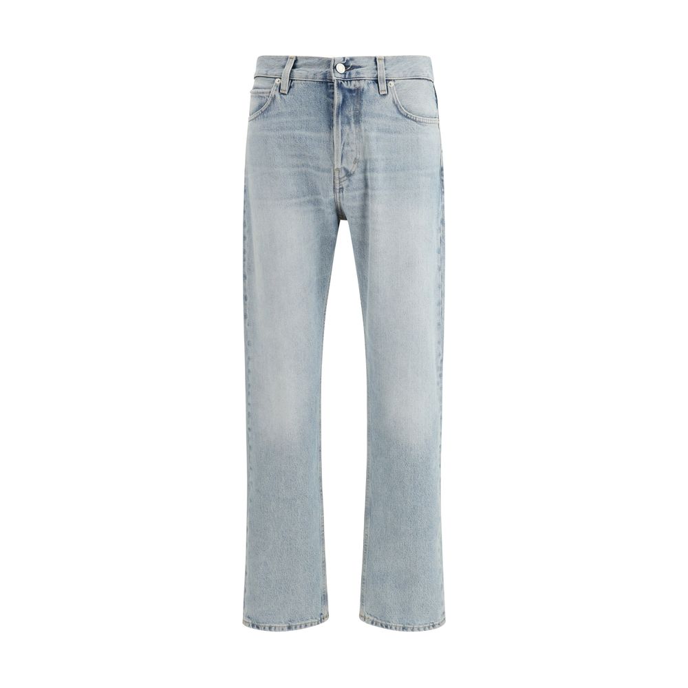 Haikure blaue Straight-Leg Jeans aus Baumwolle