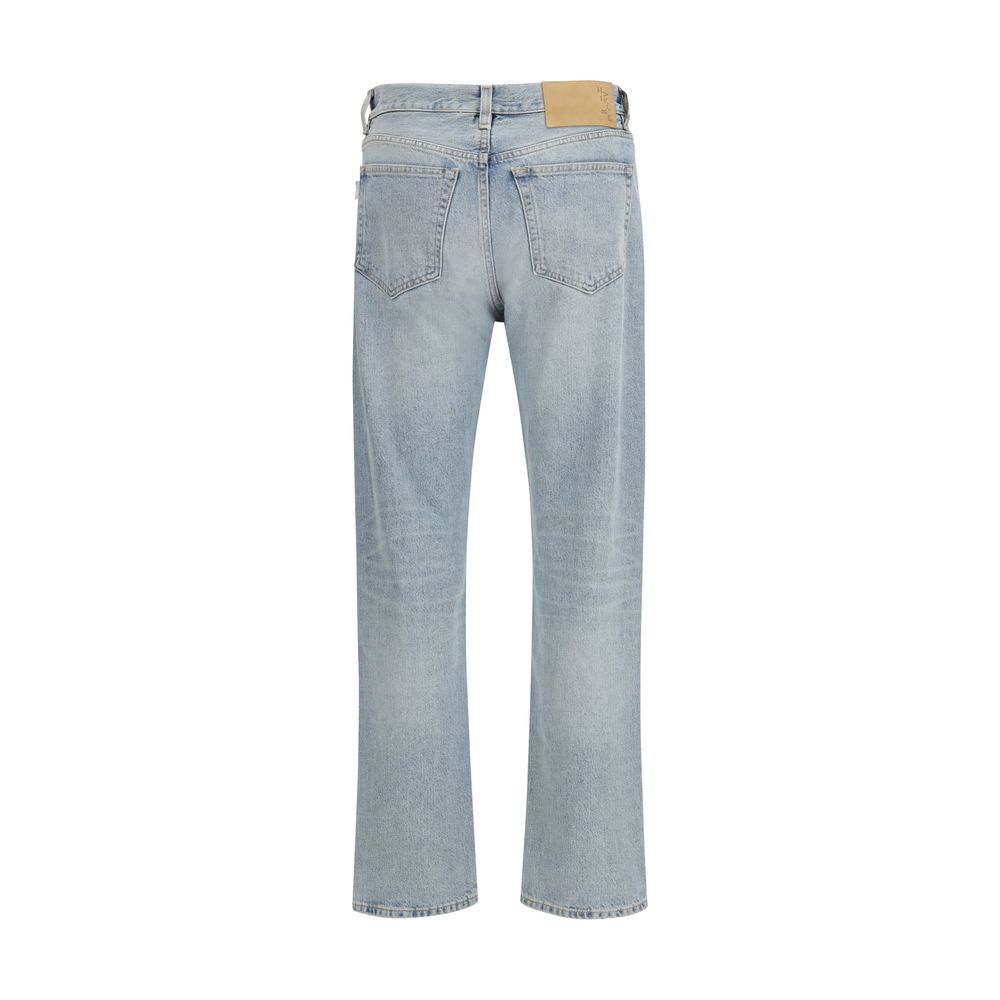 Haikure blaue Straight-Leg Jeans aus Baumwolle