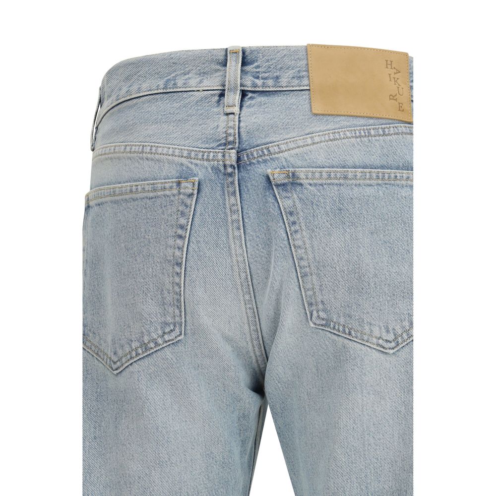 Haikure blaue Straight-Leg Jeans aus Baumwolle