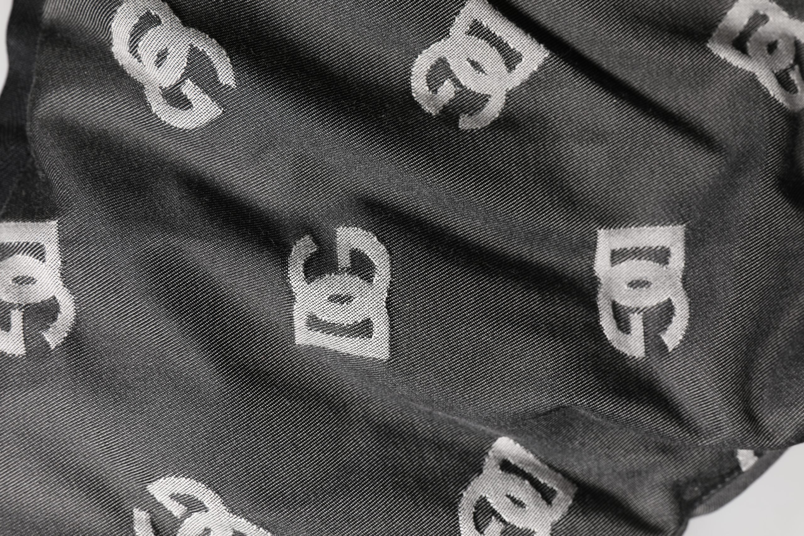 Dolce & Gabbana Schwarze Logo Print Kopftuch Mütze