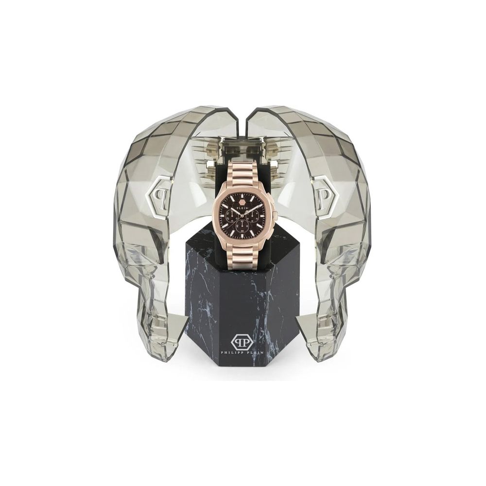 Montre habillée multicolore en acier inoxydable Philipp Plein