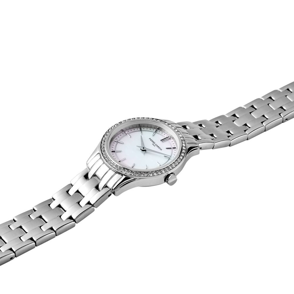 Montre habillée Pierre Cardin grise en acier inoxydable
