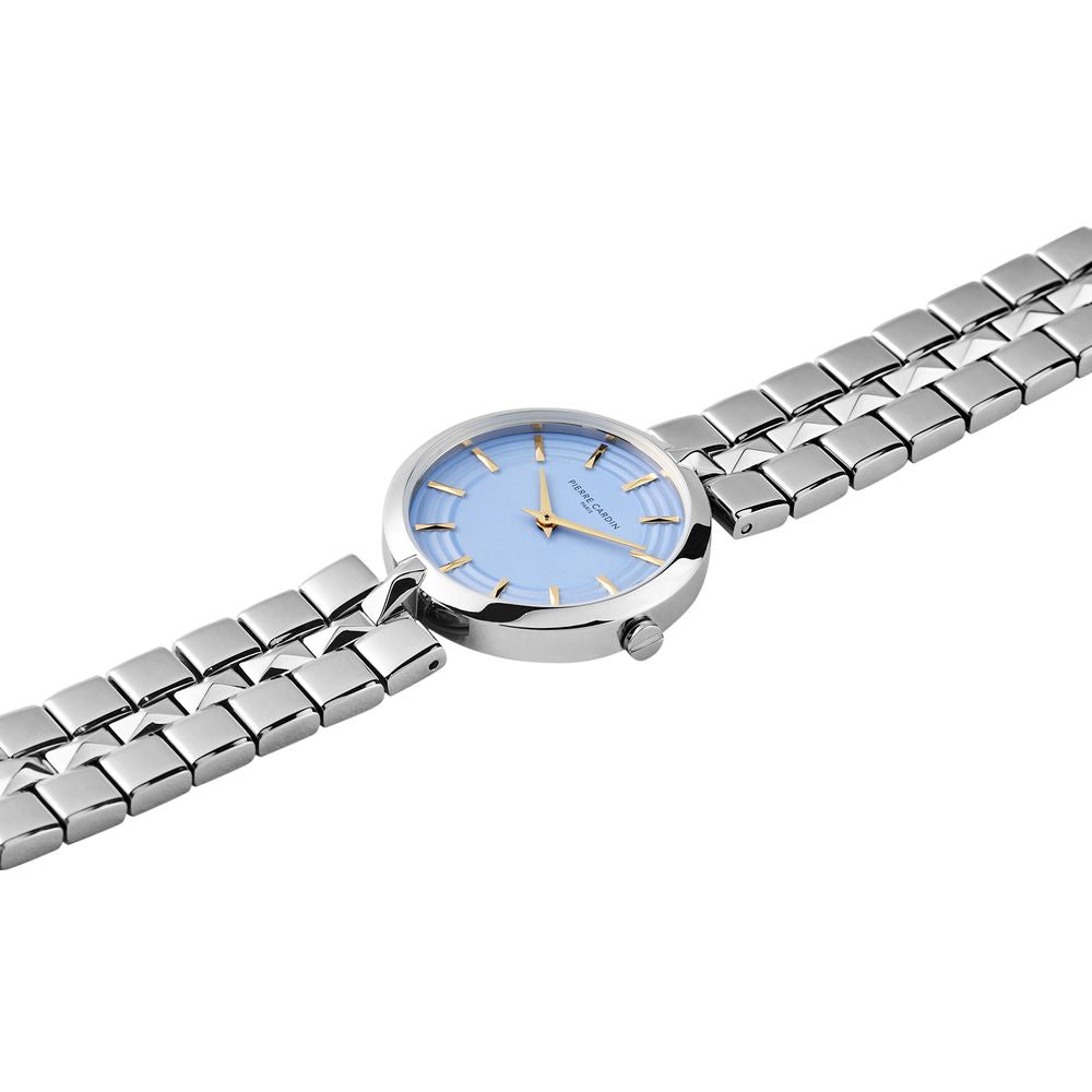 Montre habillée Pierre Cardin grise en acier inoxydable
