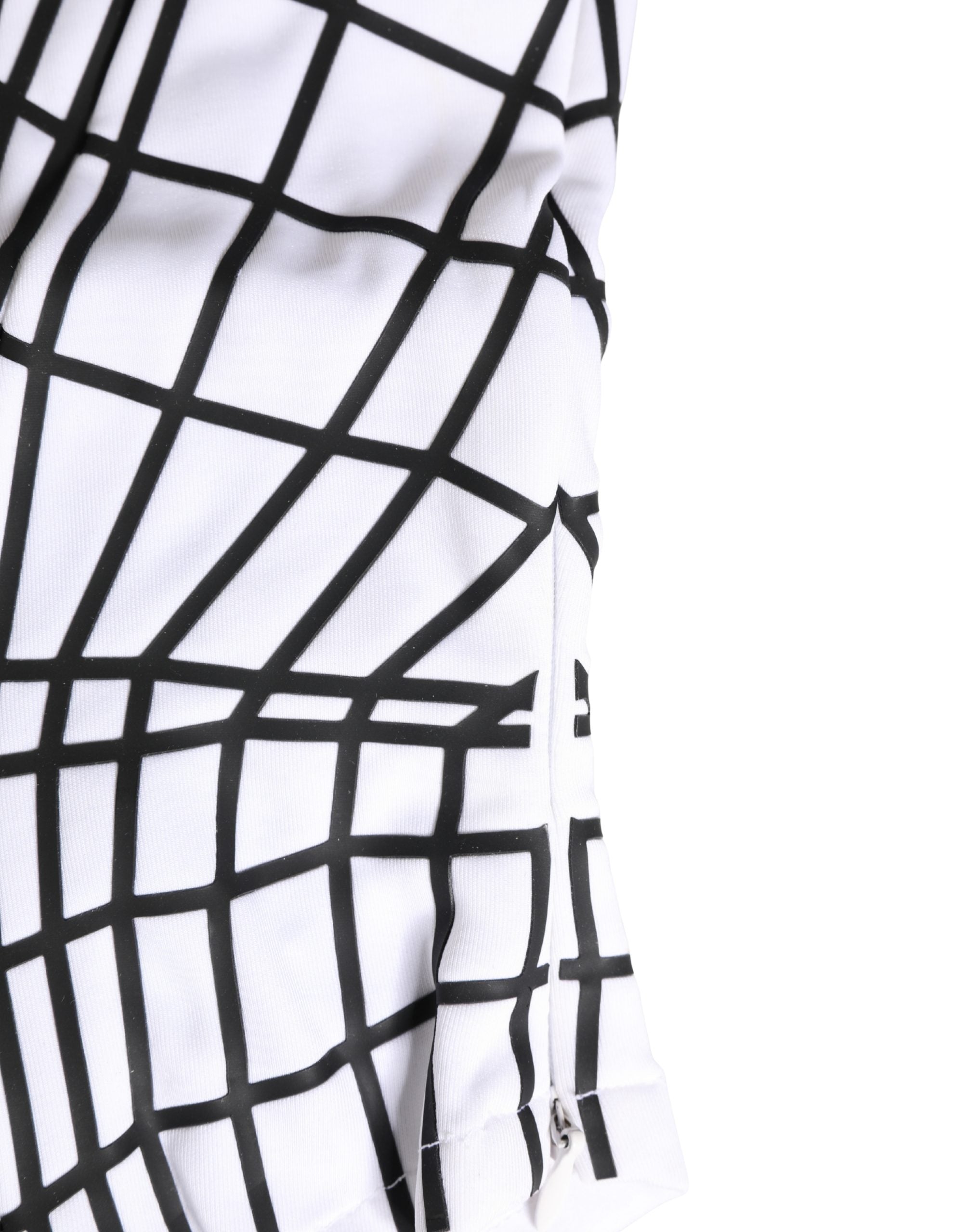 Dolce & Gabbana Men White Stripes Nylon Ski Mask Balaclava Hat