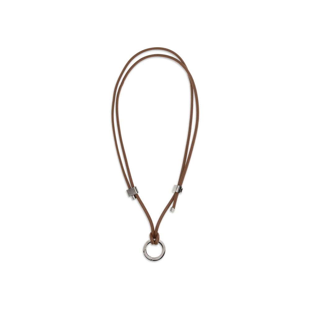 Brunello Cucinelli Brown Calf Leather Bos Taurus Glasses (Frames)