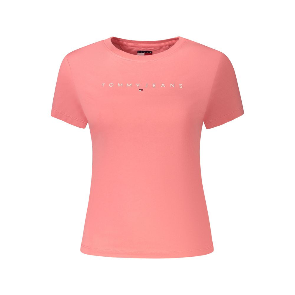 Tommy Hilfiger Pink Cotton Women's T-Shirt