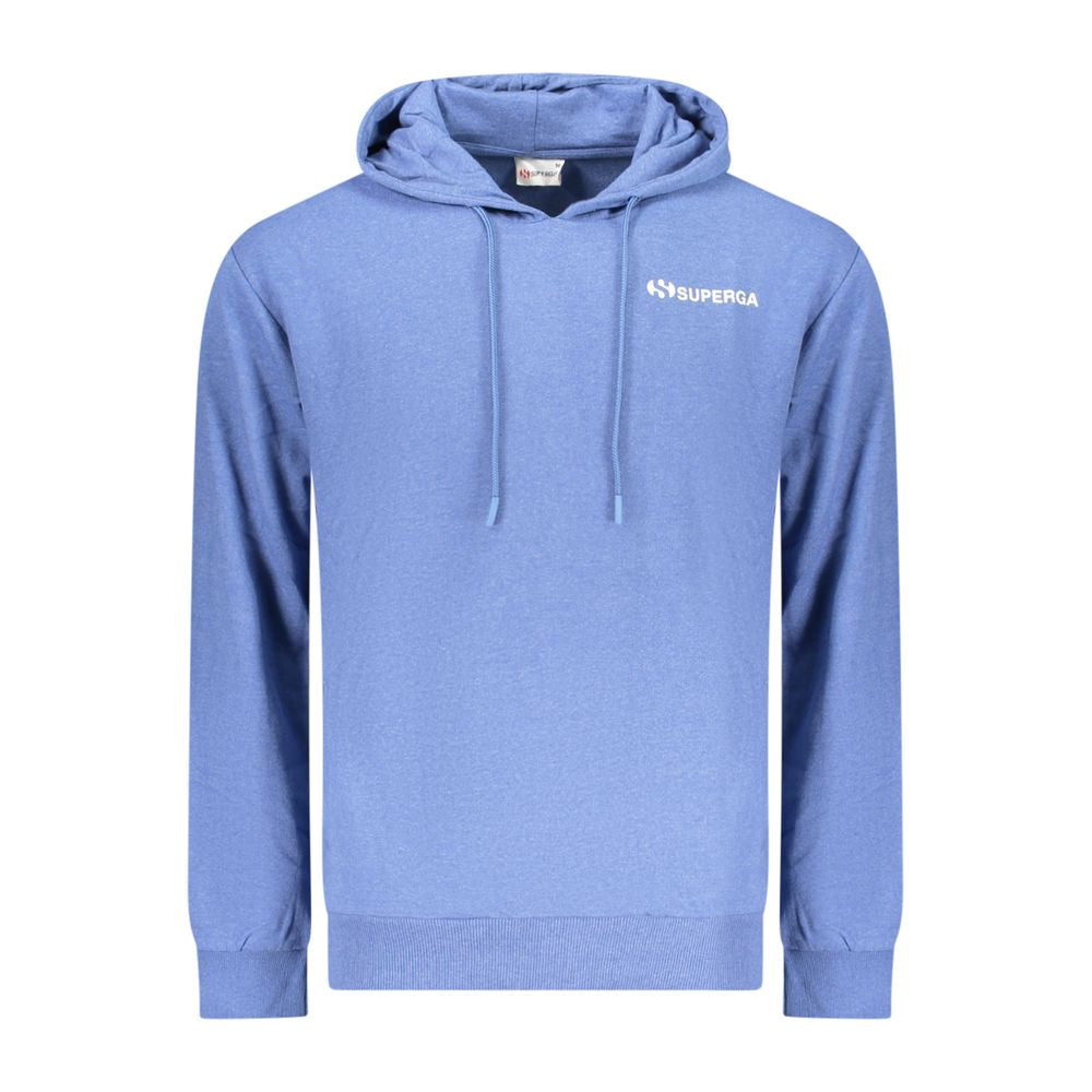 Superga Azzurro Cotton Men Sweatshirt