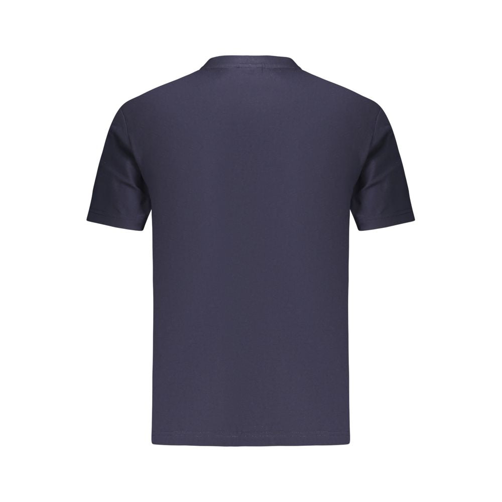 Napapijri Blaues Baumwoll-T-Shirt für Herren