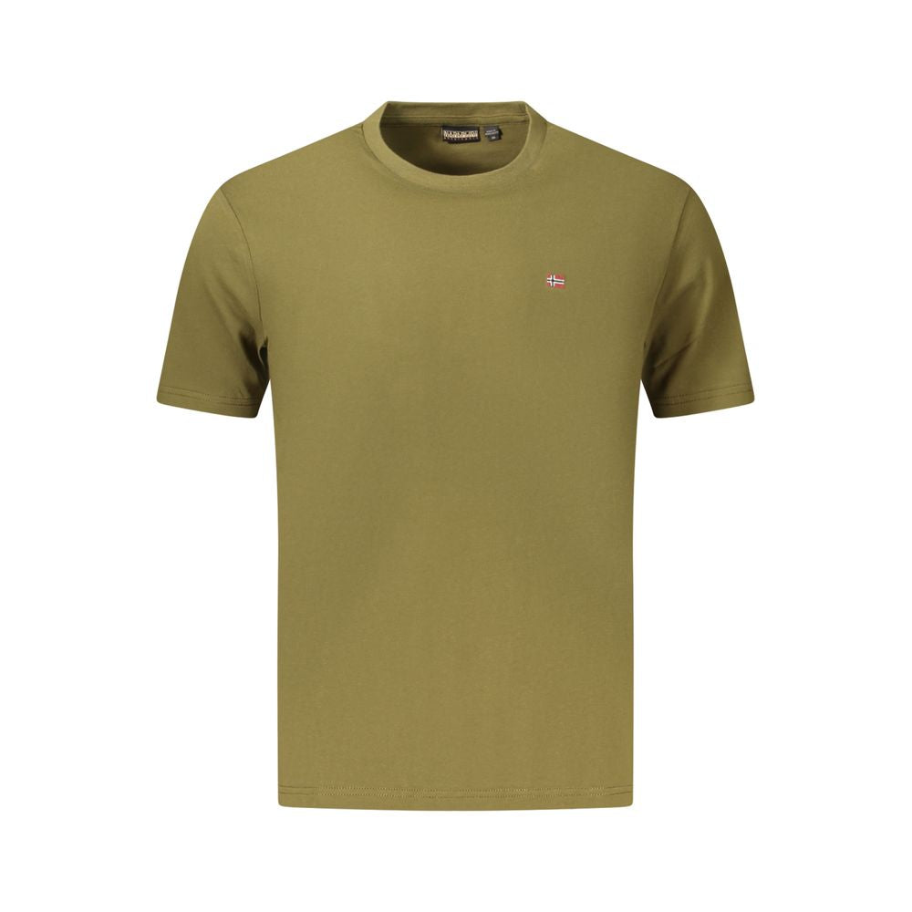 T-shirt homme Napapijri en coton biologique vert
