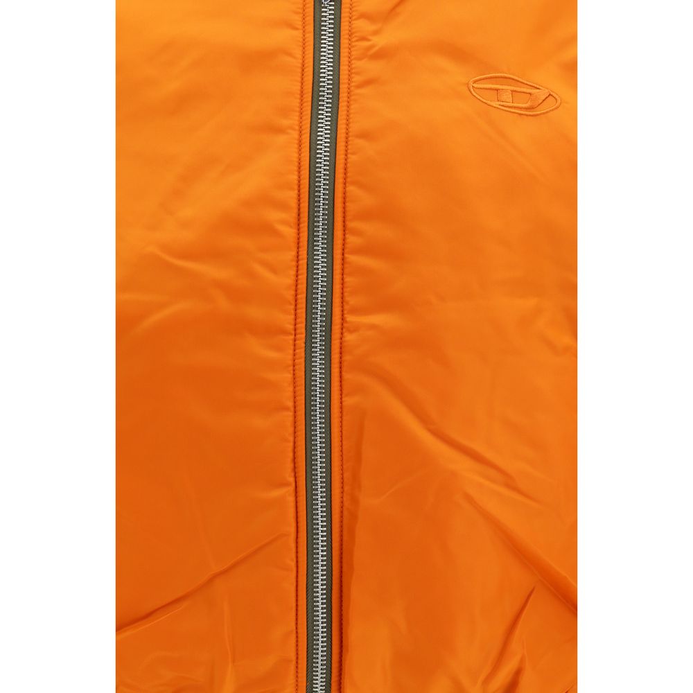 Blouson aviateur bicolore en polyamide Diesel