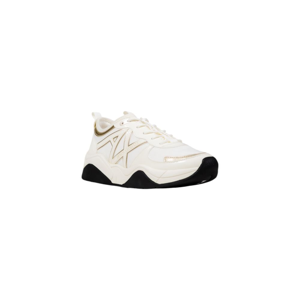 Armani Exchange White Polyester Athletic Sneakers