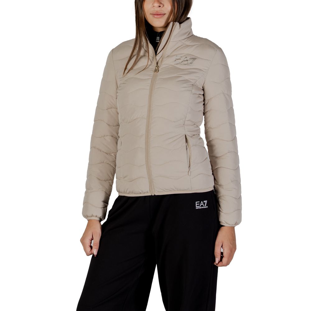 EA7 Emporio Armani Beige Polyester Bomber