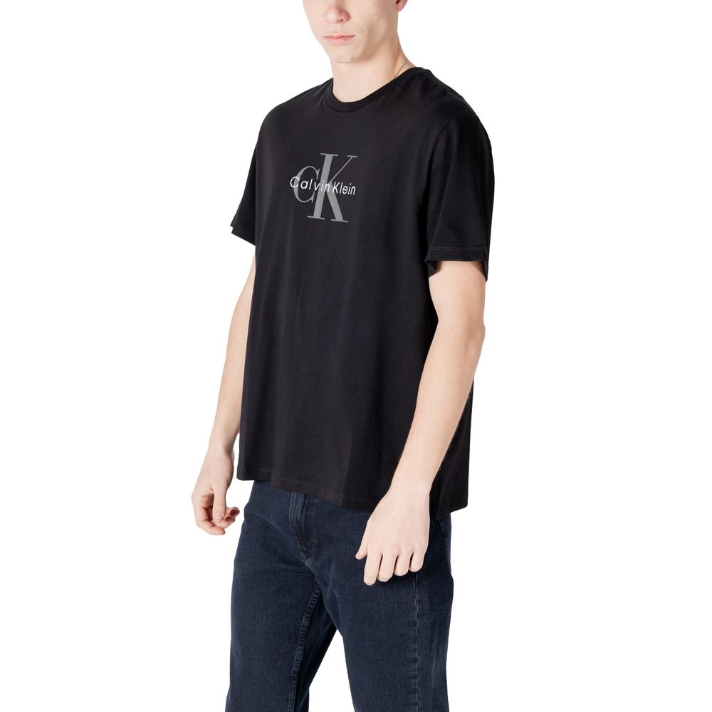 Calvin Klein Jeans Black Cotton T-Shirt