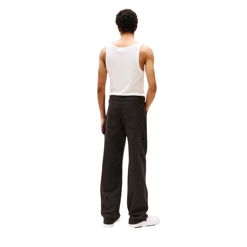 Tommy Hilfiger Jeans Schwarze Freizeithose aus Bio-Baumwolle