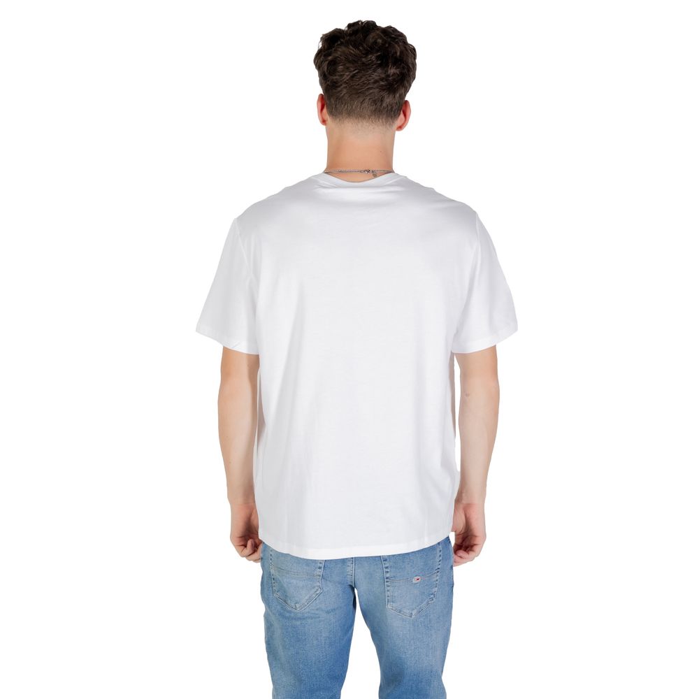 Calvin Klein Jeans White Cotton T-Shirt