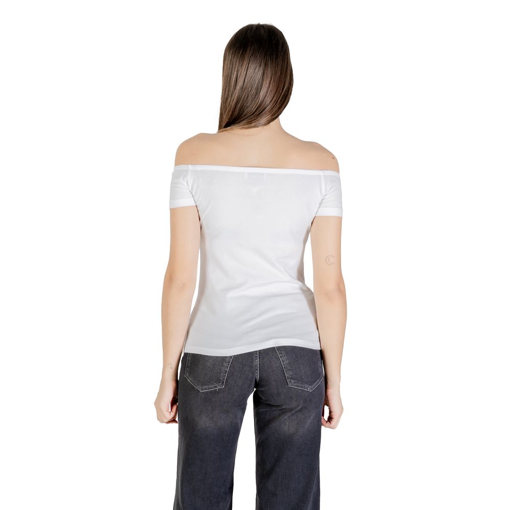 Calvin Klein Jeans White Cotton T-Shirt