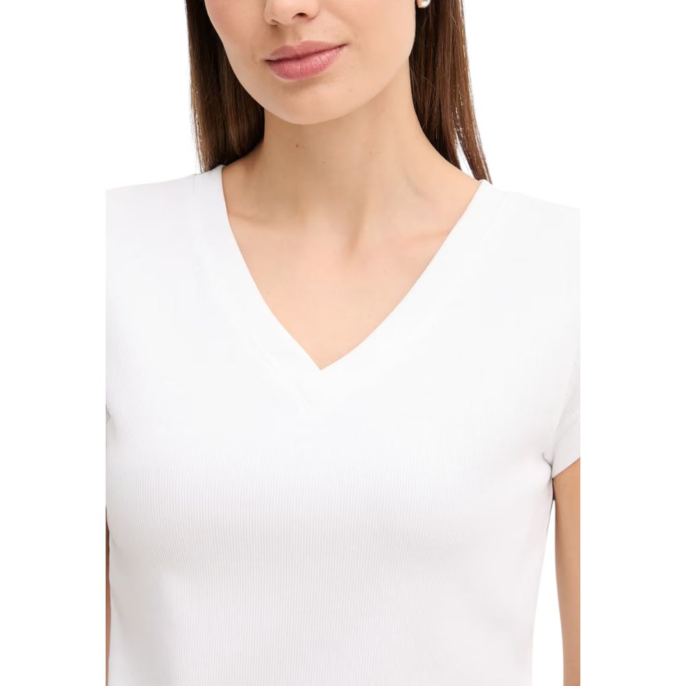 Calvin Klein Jeans White Cotton T-Shirt