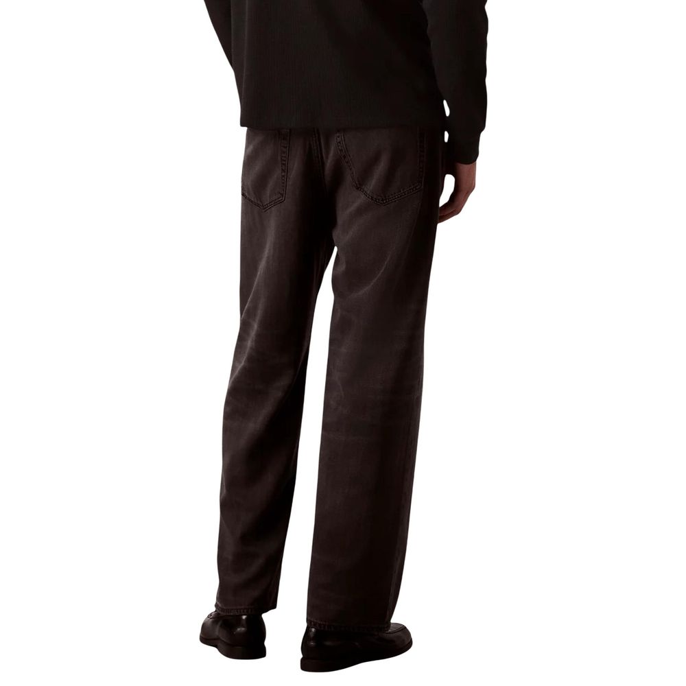 Calvin Klein Jeans Black Lyocell Relaxed Fit Jeans