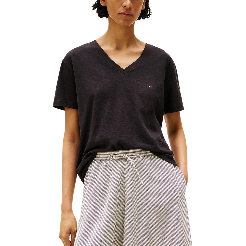 Tommy Hilfiger Black Organic Cotton T-Shirt