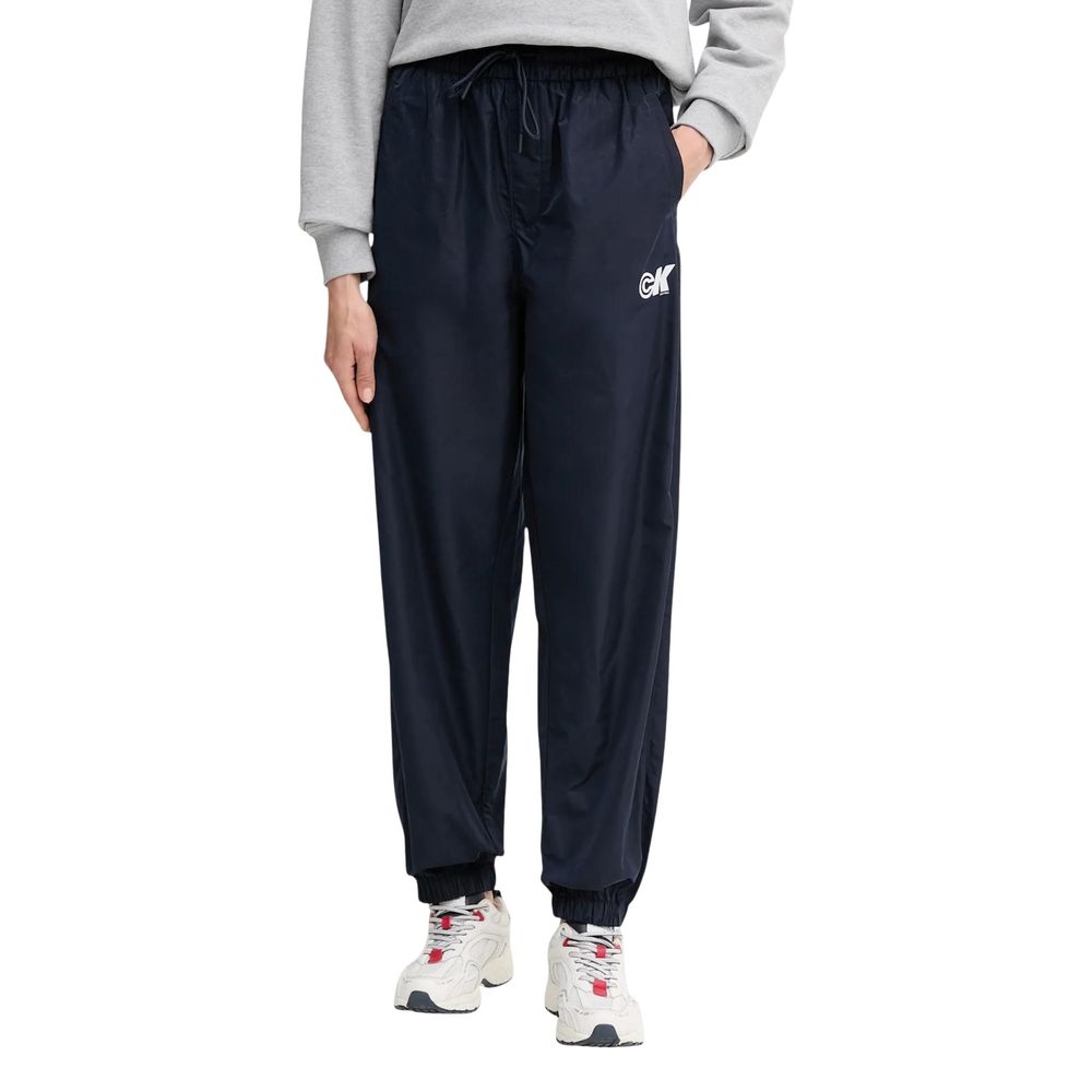 Calvin Klein Jeans Blue Recycled Polyester Joggers (Workout Pants)