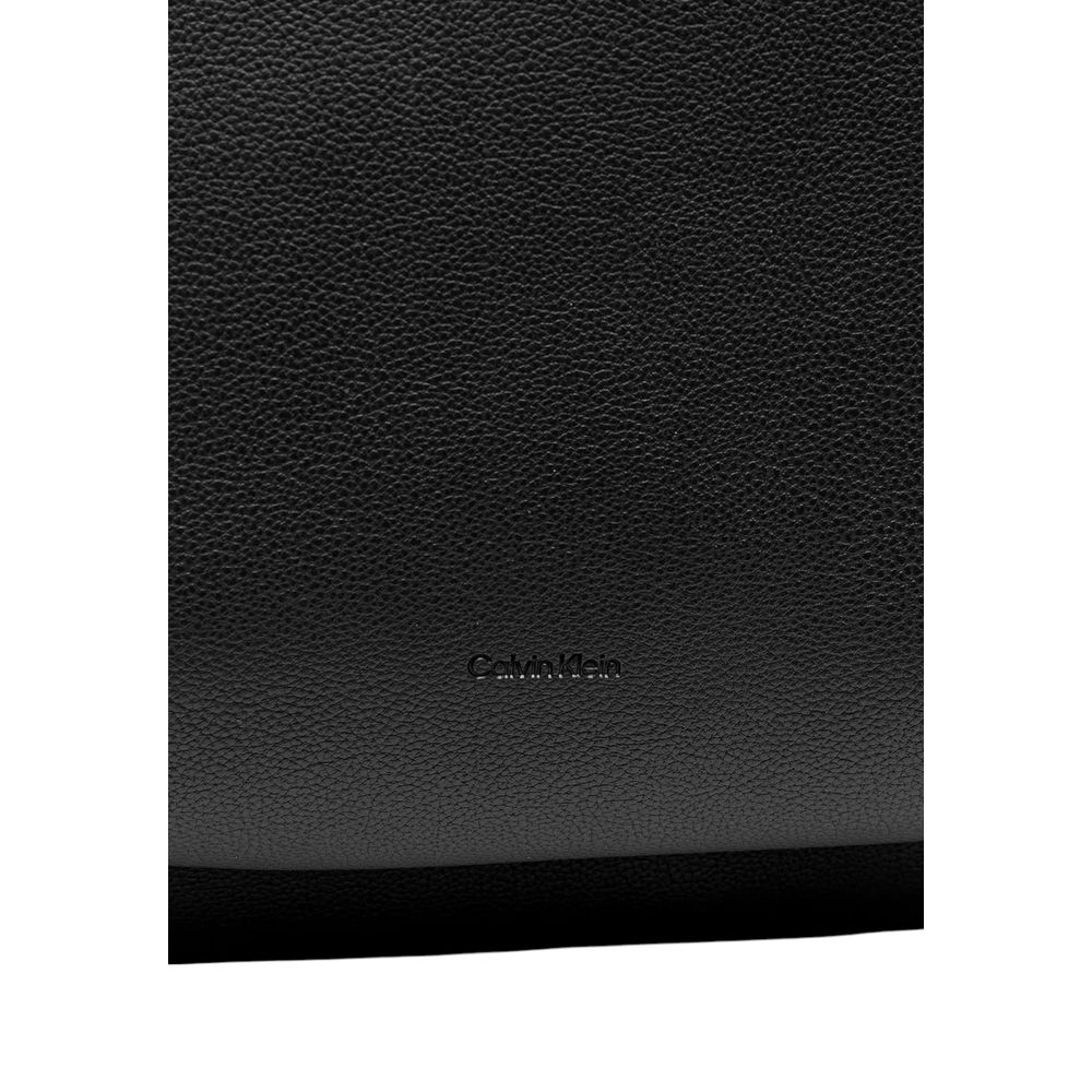 Calvin Klein Black Polyethylene Backpack