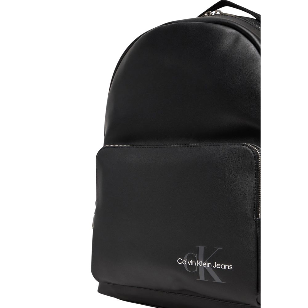 Calvin Klein Jeans Black Polyethylene Backpack