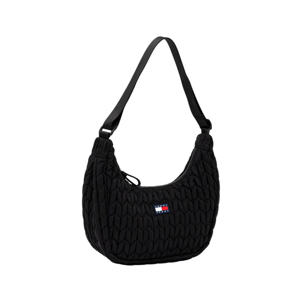 Tommy Hilfiger Black Recycled Polyester Handbag