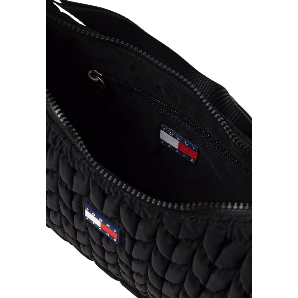 Tommy Hilfiger Black Recycled Polyester Handbag