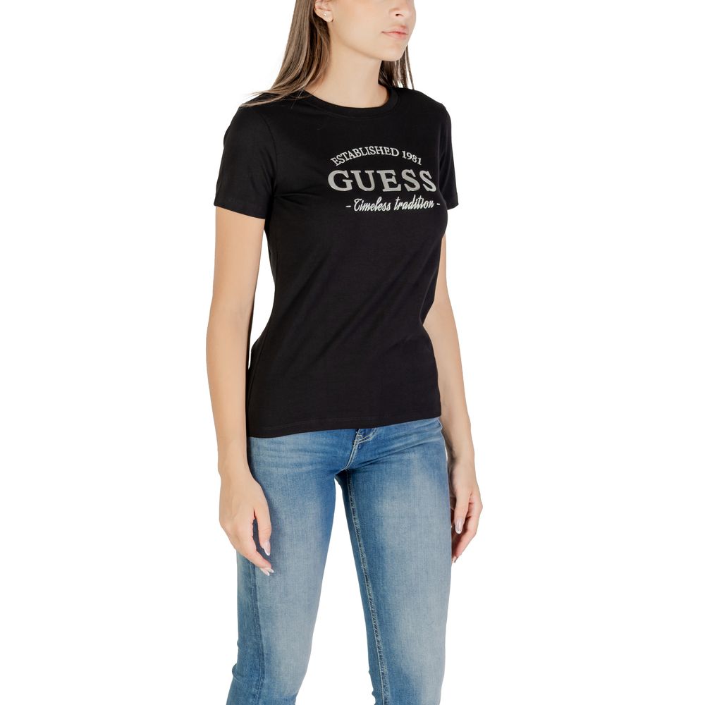 Guess Active Black Cotton T-Shirt