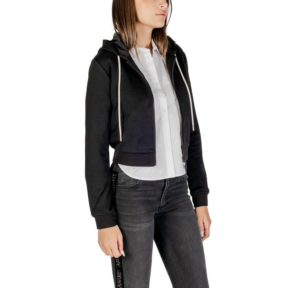 Guess Active Black Polyester Hoodie