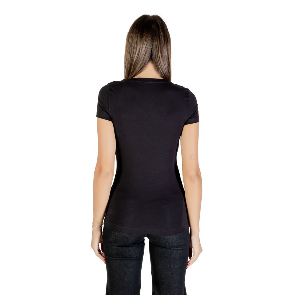 Guess Black Cotton T-Shirt